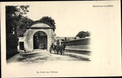 Ak Maisons Laffitte Yvelines, Porte des Pétrons