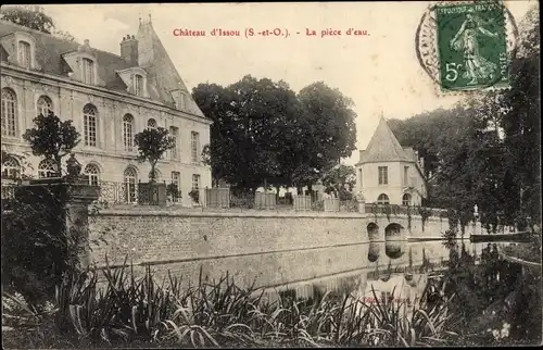 Ak Issou Yvelines, Château, Pièce d´Eau