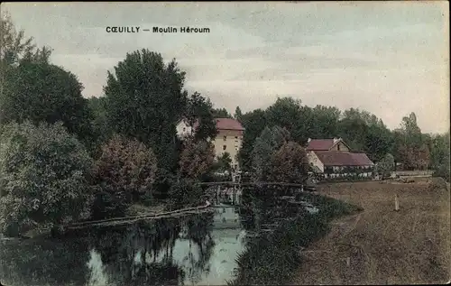 Ak Couilly Pont aux Dames Seine et Marne, Moulin Héroum