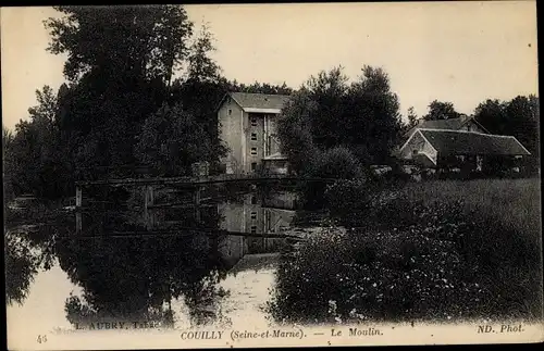 Ak Couilly Pont aux Dames Seine et Marne, le Moulin