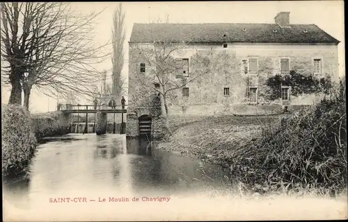 Ak Saint Cyr sur Morin Seine et Marne, Moulin de Chavigny