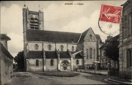 Ak Appoigny Yonne, L'Eglise