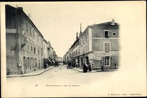 Ak Neufchâteau Vosges, Rue de France