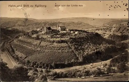 Ak Kyllburg in der Eifel, Hahn und Stift, Blick von der Linde aus