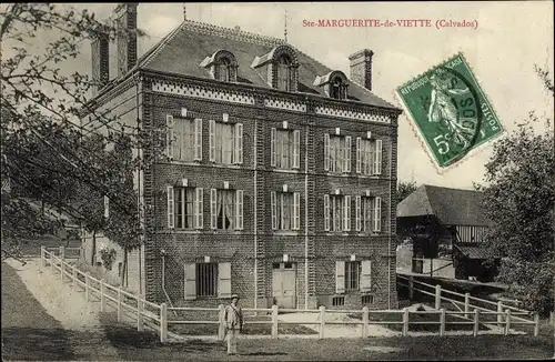 Ak Sainte Marguerite de Viette Calvados