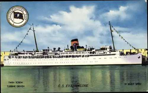 Ak Dampfer SS Evangeline, Eastern Steamship Lines