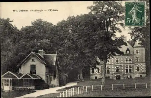Ak Rambouillet Yvelines, Auffargis, Château, Entrée