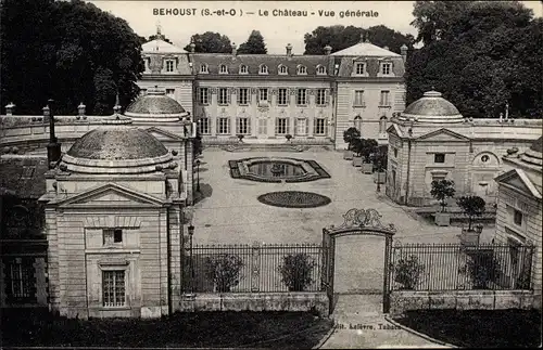 Ak Behoust Yvelines, Chateau, Vue Générale