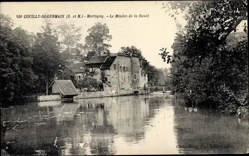 Ak Saint Germain les Couilly Seine et Marne, Martigny, Moulin de la Sault