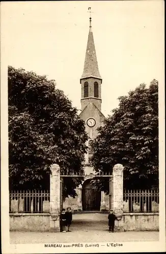 Ak Mareau aux Prés Loiret, L'Eglise