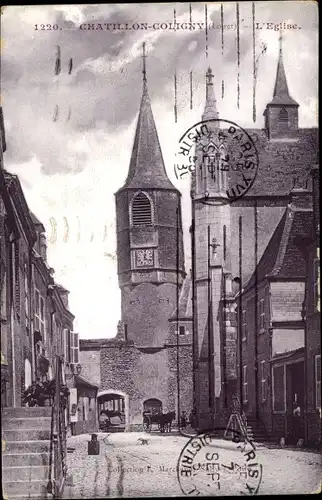 Ak Chatillon Coligny Loiret, L'Eglise