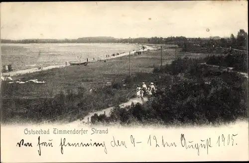 Ak Niendorf Timmendorfer Strand, Strandpartie