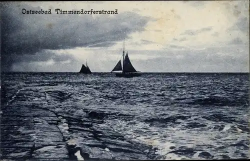 Ak Niendorf Timmendorfer Strand, Segelboote