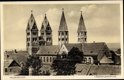 Ak Halberstadt Sachsen Anhalt, Liebfrauenkirche
