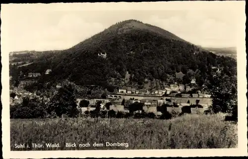 Ak Suhl in Thüringen, Blick nach dem Domberg