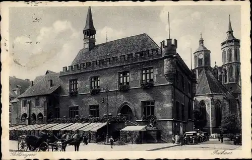 Ak Göttingen in Niedersachsen, Rathaus