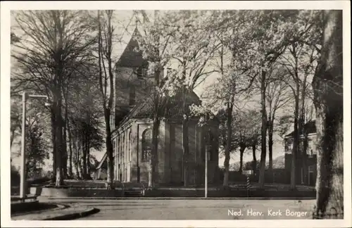 Ak Borger Odoorn Drenthe Niederlande, Ned. Herv. Kerk