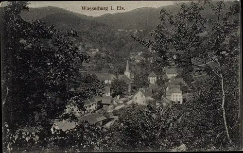 Ak Wasserbourg Haut-Rhin, Panorama