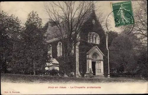 Ak Jouy en Josas Yvelines, Chapelle Protestante