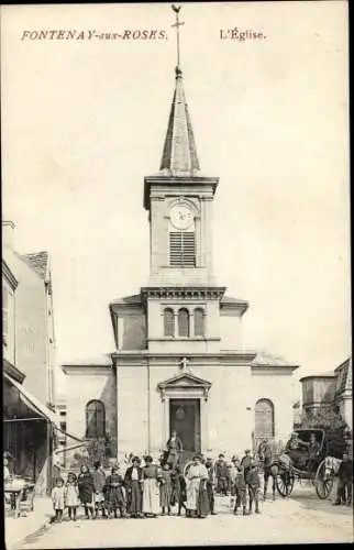 Ak Fontenay aux Roses Hauts de Seine, L' Eglise