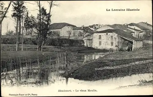 Ak Houécourt Vosges, Le vieux Moulin