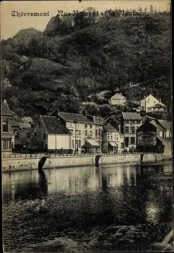 Ak Chaudfontaine Wallonien Lüttich, Rue namont et le Montagno