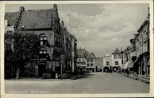 Ak Zaltbommel Gelderland, Waterstraat