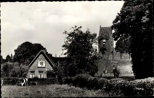 Ak Norg Midden Drenthe Drenthe Niederlande, Dorpsgezicht