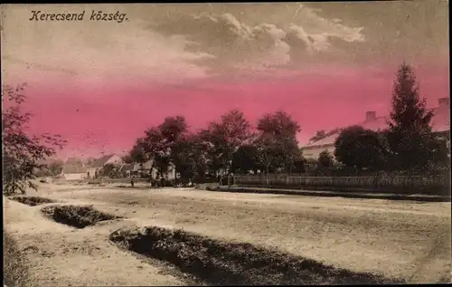 Ak Kerecsend Ungarn, Ortspartie