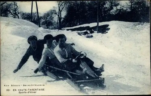 Ak En Haute Tarentaise, Sports d'Hiver, Schlitten