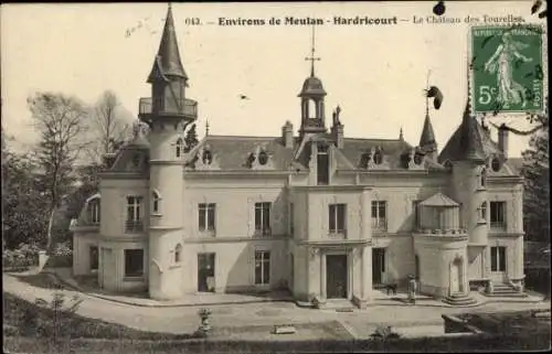 Ak Hardricourt Meulan en Yvelines, Château