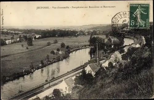 Ak Jeufosse Yvelines, Vue d´ensemble