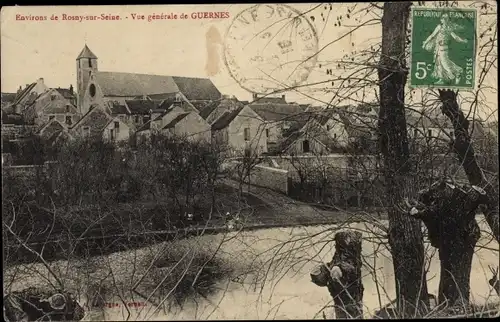 Ak Guernes Yvelines, Vue générale