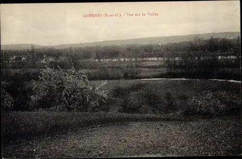 Ak Guernes Yvelines, Vue sur les vallées