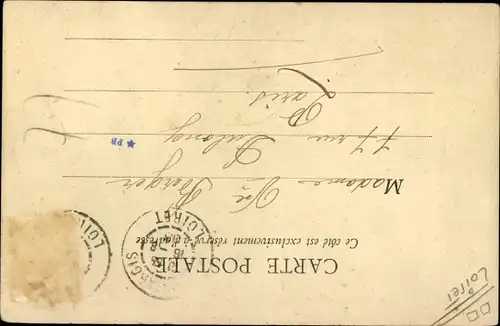 Ak Montargis Loiret, Rue du Loing