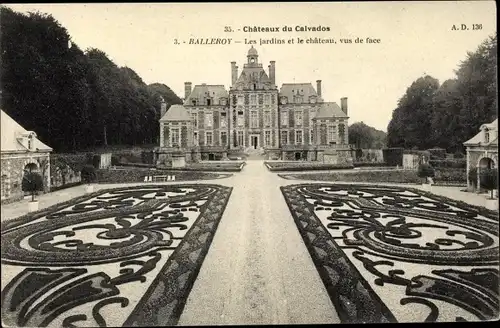 Ak Balleroy Calvados, Château, Jardins