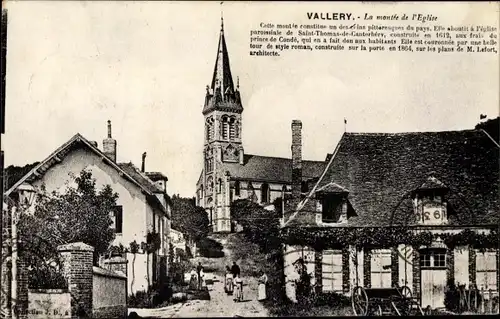 Ak Vallery Yonne, La Montee de l'Eglise