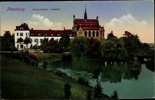 Ak Flensburg in Schleswig Holstein, Diakonissenanstalt