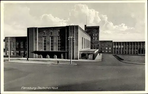 Ak Flensburg in Schleswig Holstein, Deutsches Haus