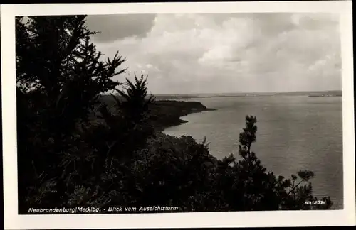 Ak Neubrandenburg in Mecklenburg, Blick vom Aussichtsturm