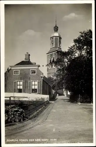 Ak Eenrum Groningen, Toren Der Ned. Herv. Kerk