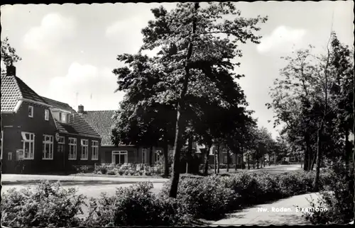 Ak Roden Drenthe Niederlande, Straßenpartie