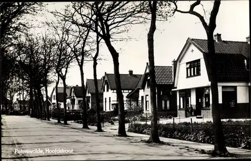 Ak Paterswolde Drenthe Niederlande, Hoofdstraat