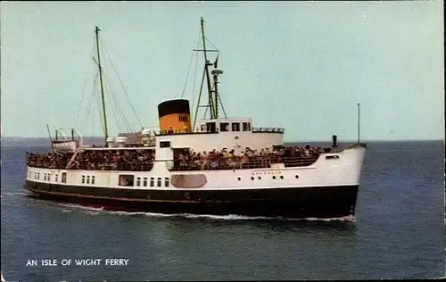 Ak Isle of Wight Ferry, Fährschiff Shanklin, British Railways