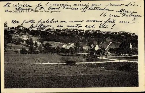 Ak Montjay la Tour Villevaudé Seine et Marne, Vue générale