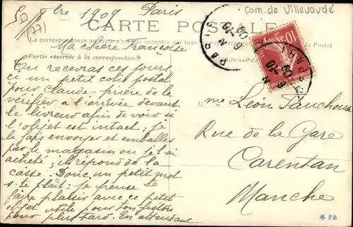 Ak Montjay la Tour Villevaudé Seine et Marne, Vue générale