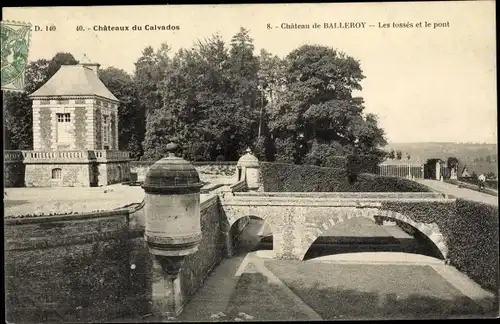 Ak Balleroy Calvados, Fossé et Pont