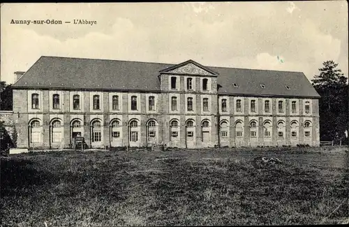 Ak Aunay sur Odon Calvados, Abbaye