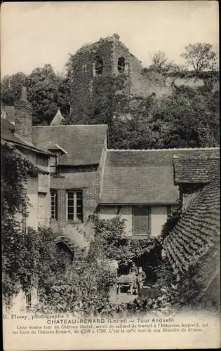 Ak Chateau Renard Loiret, Tour Anquetil