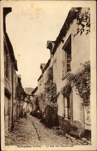 Ak Beaugency Loiret, Rue des Marmousets